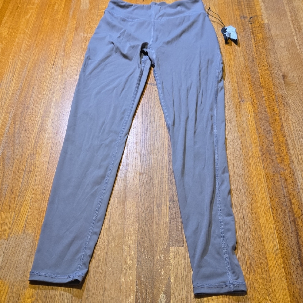 Forever 21 Women XS Gray Uplift Active High Waist Ankle Workout Yoga Leggings